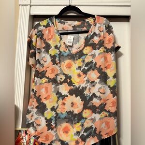 LOFT Floral Blouse